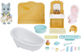 Sylvanian Families Country Bathroom Set with Cat Sister 5165 - Colorland Toys
